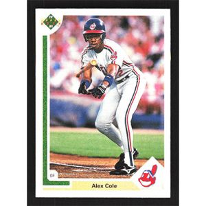 1991 Upper Deck #654 Alex Cole
