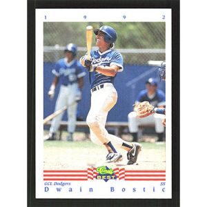 1992 Classic/Best #424 Dwain Bostic