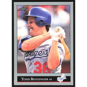 1992 Leaf #257 Todd Benzinger