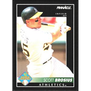 1992 Pinnacle #274 Scott Brosius