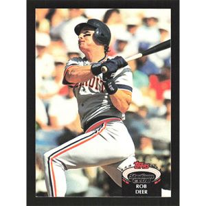 1992 Stadium Club #92 Rob Deer