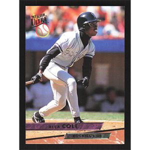 1993 Ultra #346 Alex Cole