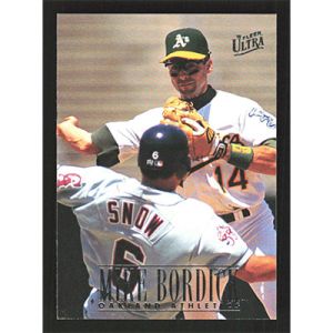 1996 Ultra #398 Mike Bordick