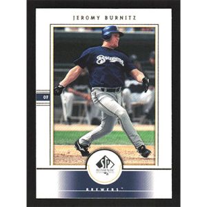 2000 SP Authentic #49 Jeromy Burnitz