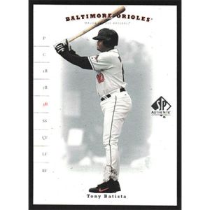 2001 SP Authentic #187 Tony Batista