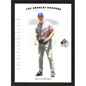 2001 SP Authentic #63 Kevin Brown