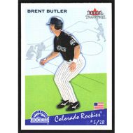 2002 Fleer Tradition Update #U156 Brent Butler