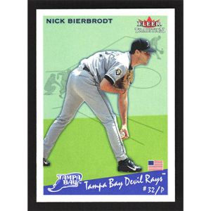 2002 Fleer Tradition #180 Nick Bierbrodt
