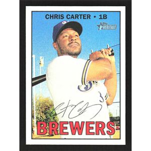 2016 Topps Heritage #544 Chris Carter