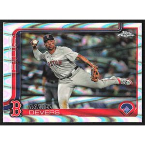 2025 Topps Chrome RayWave Refractors #127 Rafael Devers