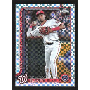2025 Topps Chrome X-Fractors #231 Darren Baker