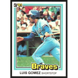 1981 Donruss #88 Luis Gomez