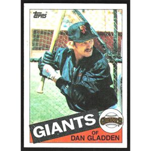 1985 Topps #386 Dan Gladden