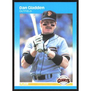 1987 Fleer #274 Dan Gladden