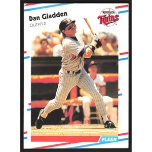 1988 Fleer #12 Dan Gladden
