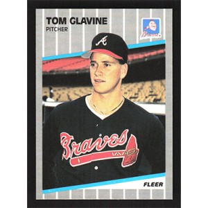 1989 Fleer #591 Tom Glavine