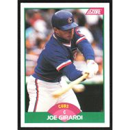 1989 Score Rookie/Traded #84T Joe Girardi