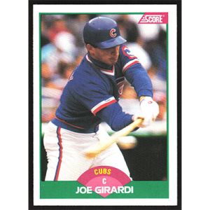 1989 Score Rookie/Traded #84T Joe Girardi