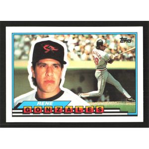 1989 Topps Big #87 Rene Gonzales