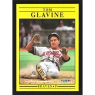 1991 Fleer #689 Tom Glavine