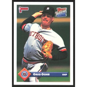 1993 Donruss #605 Greg Gohr Rated Rookie