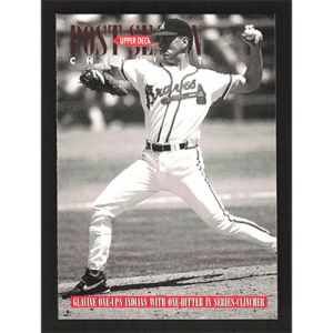 1996 Upper Deck #222 Tom Glavine Post Season Checklist