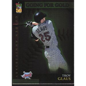 2001 Topps Golden Anniversary #GA45 Troy Glaus Going For Gold