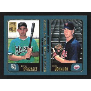2001 Topps #352 A. Gonzalez/A. Johnson Draft Picks