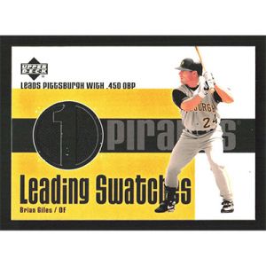 2003 Upper Deck Leading Swatches #LS-BG Brian Giles Jersey