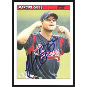2006 Bazooka #170 Marcus Giles Autographed