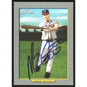 2006 Topps Turkey Red #499 Marcus Giles Autographed