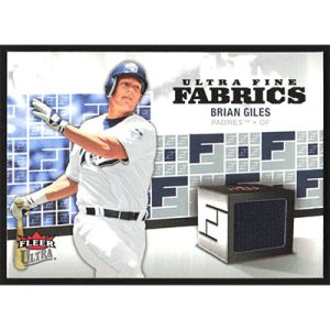 2006 Ultra Fine Fabrics #FM-BG Brian Giles Jersey