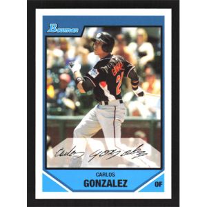 2007 Bowman Draft Future's Game Prospects #BDPP108 Carlos Gonzalez