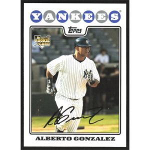 2008 Topps Update #UH207 Alberto Gonzalez