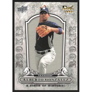 2008 UD A Piece of History #129 Alberto Gonzalez