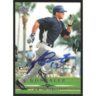 2008 Upper Deck #316 Alberto Gonzalez Autographed