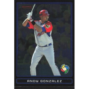 2009 Bowman Chrome Draft WBC Prospects #BDPW21 Andy Gonzalez