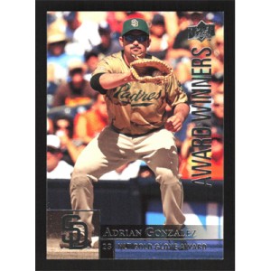 2009 Upper Deck #960 Adrian Gonzalez Award Winners