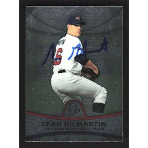 2010 Bowman Platinum Prospects #PP36 Sean Gilmartin Autographed