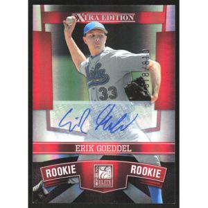 2010 Donruss Elite Extra Edition #190 Erik Goeddel Autographed
