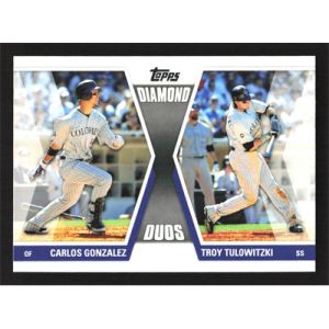 2011 Topps Diamond Duos #DD-GT C. Gonzalez/T. Tulowitzki