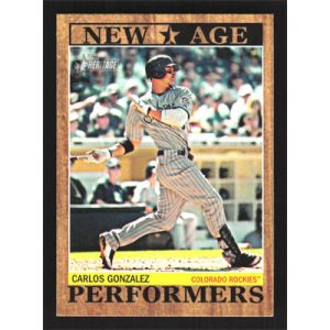 2011 Topps Heritage New Age Performers #NAP-12 Carlos Gonzalez
