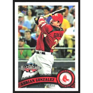 2011 Topps Update #US126 Adrian Gonzalez Home Run Derby