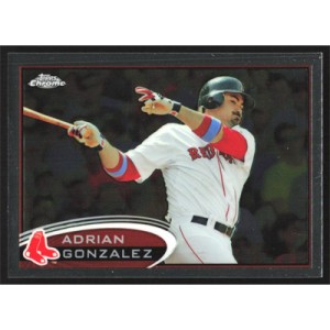 2012 Topps Chrome #20 Adrian Gonzalez