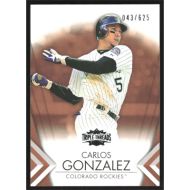 2012 Topps Triple Threads Sepia #2 Carlos Gonzalez