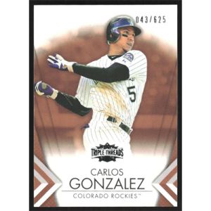 2012 Topps Triple Threads Sepia #2 Carlos Gonzalez