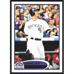 2012 Topps #373 Carlos Gonzalez