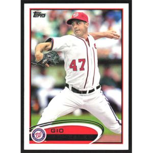 2012 Topps #519 Gio Gonzalez