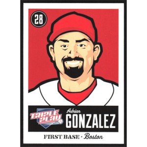 2012 Triple Play #10 Adrian Gonzalez