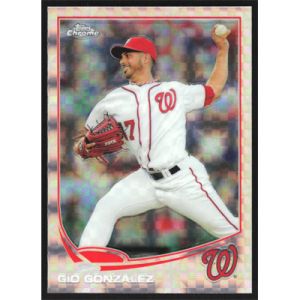 2013 Topps Chrome X-Fractors #213 Gio Gonzalez
